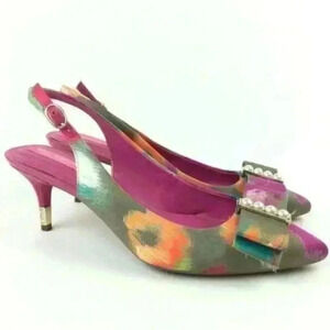 Isaac Mizrahi New York Heels 7.5 ismiro Pointy Toe